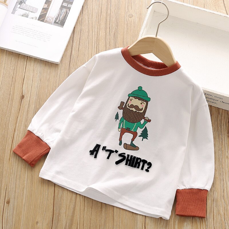 Peuter babymeisjes mooie schattige kleding lange mouwen cartoon trui tops 4-8 jaar oude broek outfit herfst winter tops