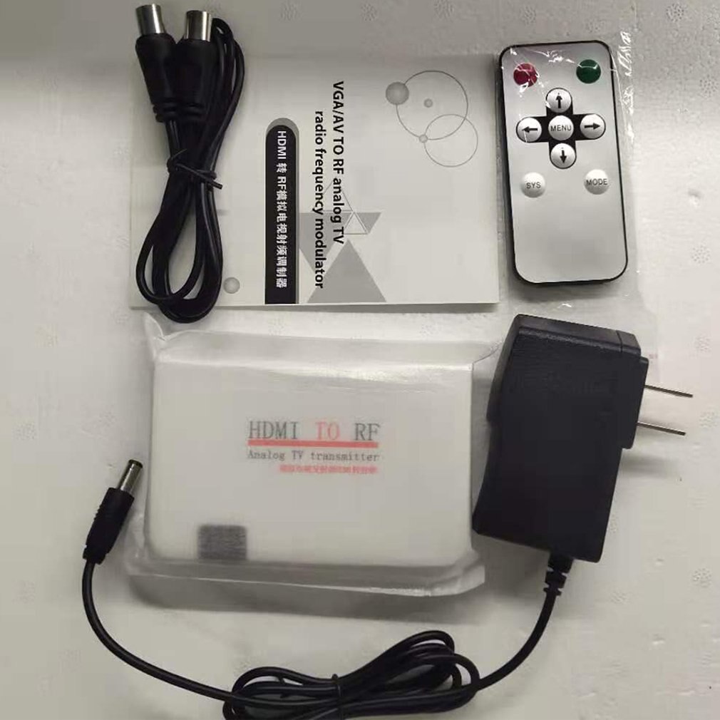 Hdmi To Rf Coax Converter Adapter For Tv Hdmi To Rf Signal Hdmi To Tv Hdmi To Closed Circuit Hdmi To Rf