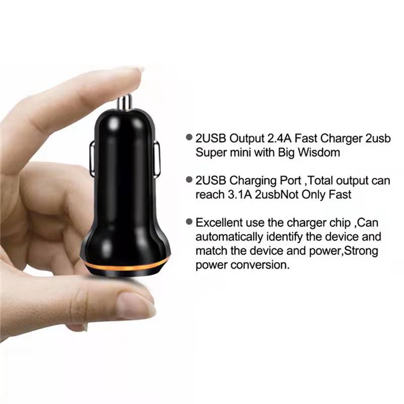 Mini USB C Car Charger QC 3.0 30W 3.1A Type PD Fast Charging Car Phone Charger For iPhone 12 13 11 Pro Xiaomi Huawei Samsung LG