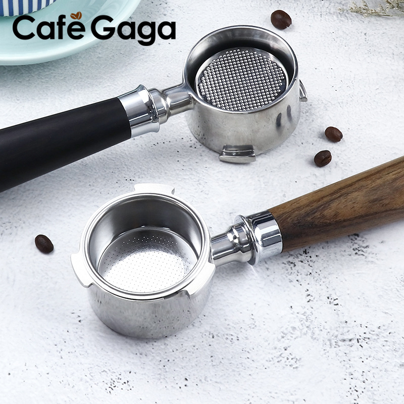Bodenloser Siebträger 51 mm für Delonghi Ec680 Ec685 mit Ersatzfilterkorb Espressomaschine Werkzeuge Barista Zubehör