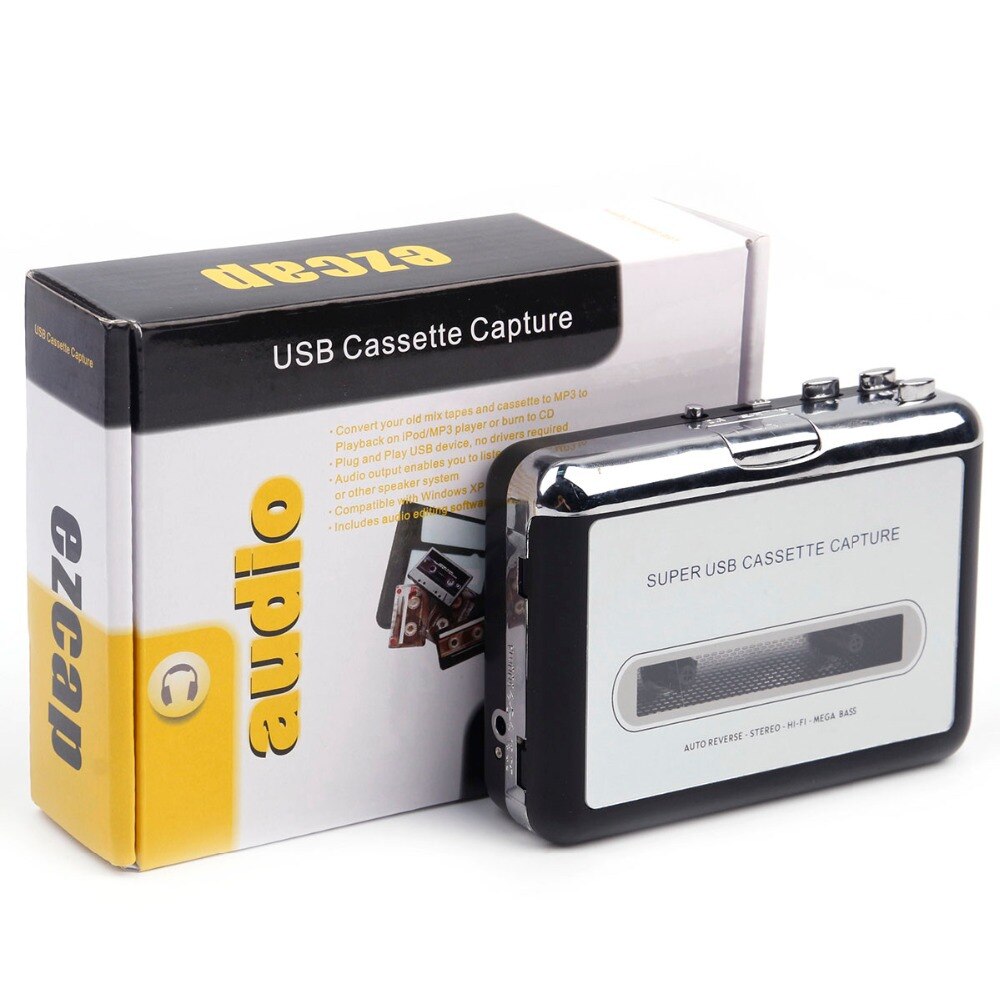 Lecteur à Cassette USB vers MP3, convertisseur, Capture Audio, musique, enregistreur à bande