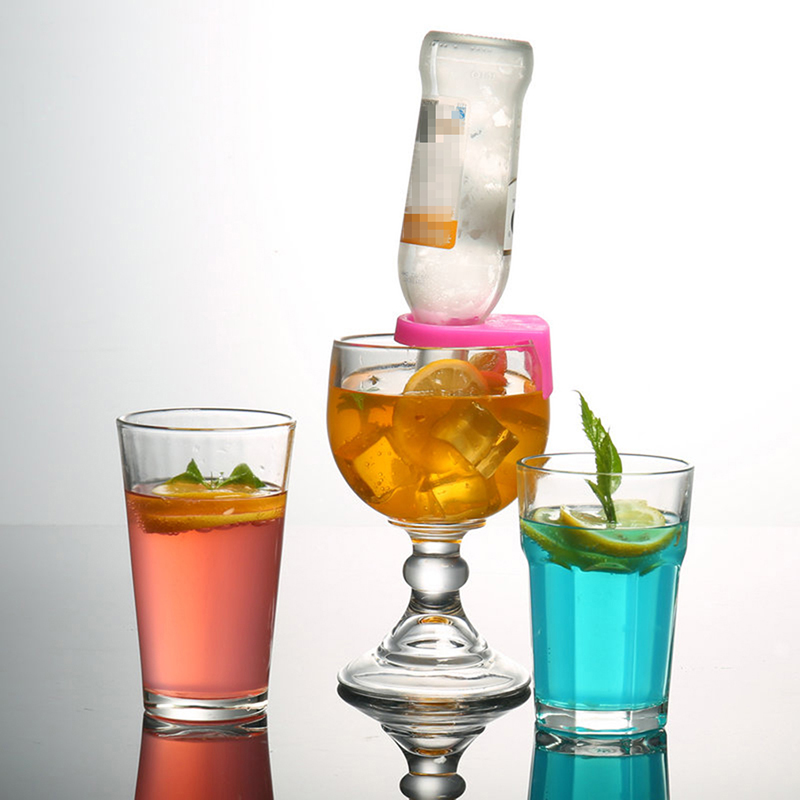 Hebilla de plástico para botella, accesorios de cocina para Bar, cóctel de cerveza, Clips para bebidas, accesorios para vino, Bar, 1 ud.