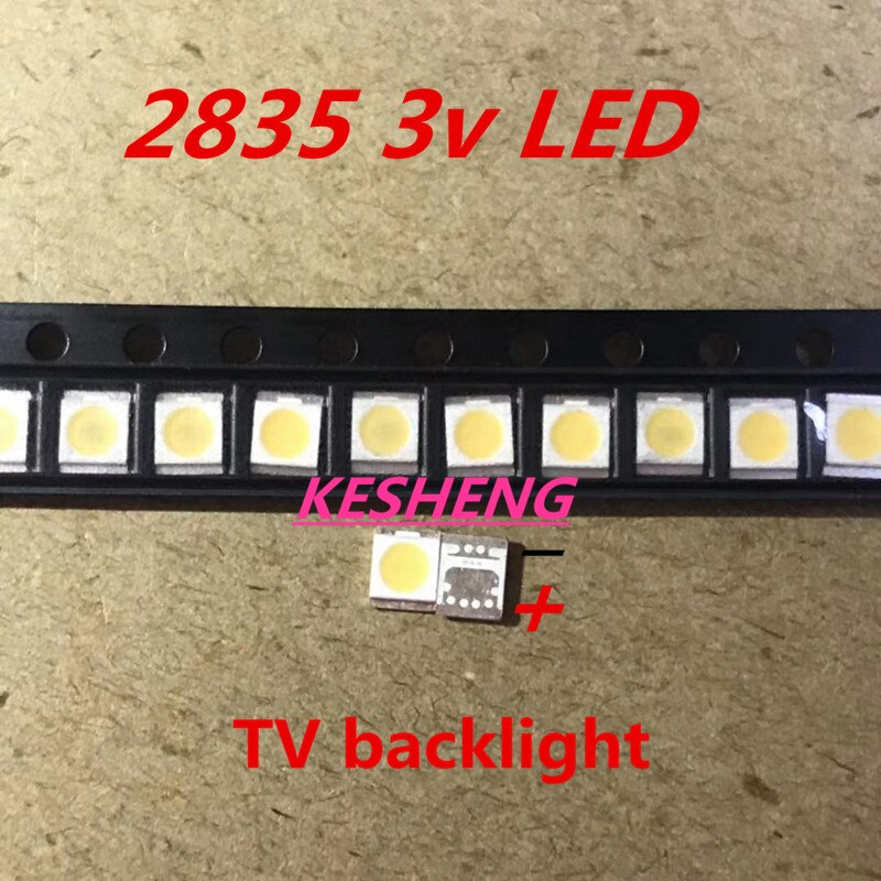 Seoul SMD LED 3528 2835 3V 1W Cool White 100LM High Power For LCD TV Backlight 150PCS