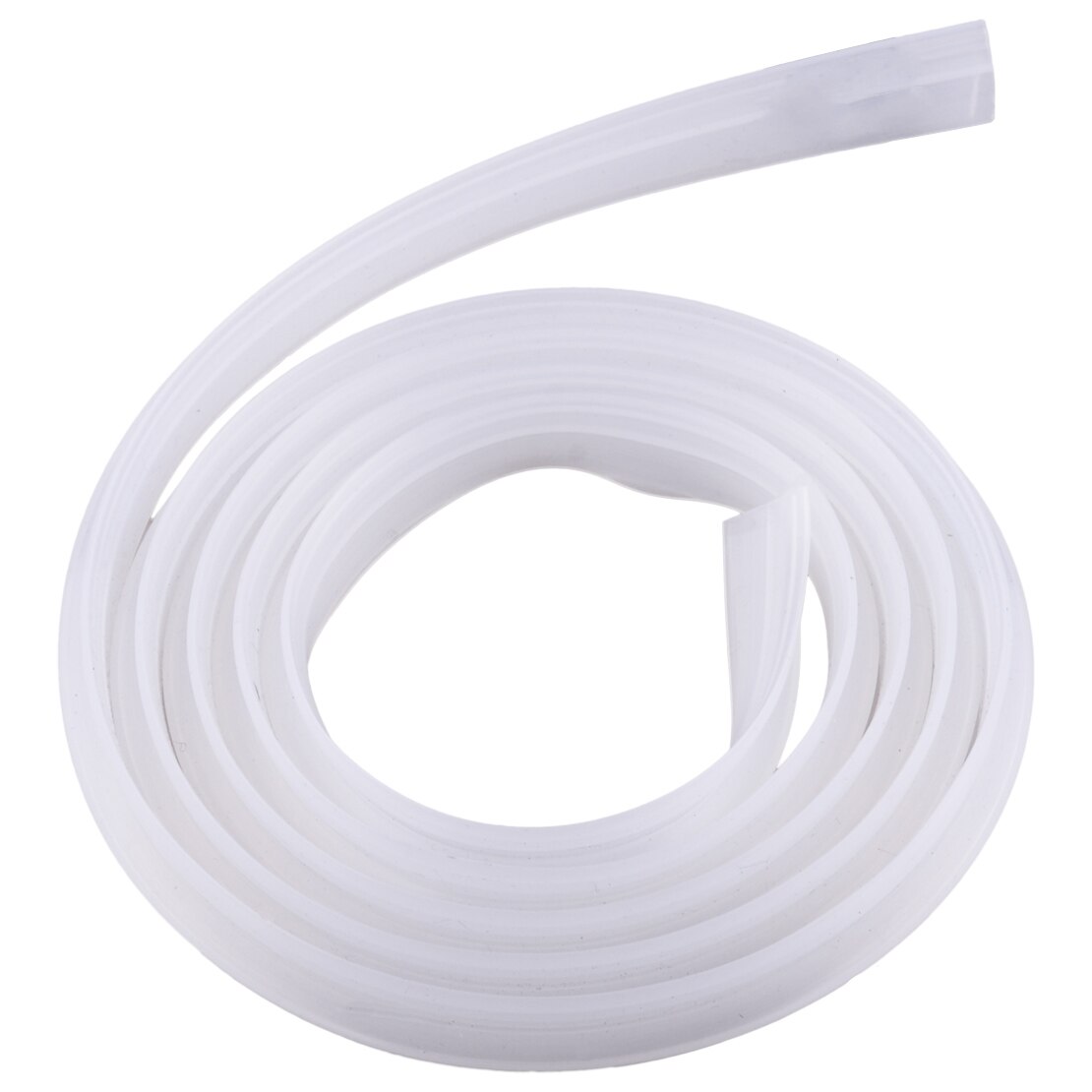 Clear 2m Rubber Silicone Bath Shower Room Screen Door Window Seal Strip Gap Curved Flat 0.6cm/1cm/1.2cm