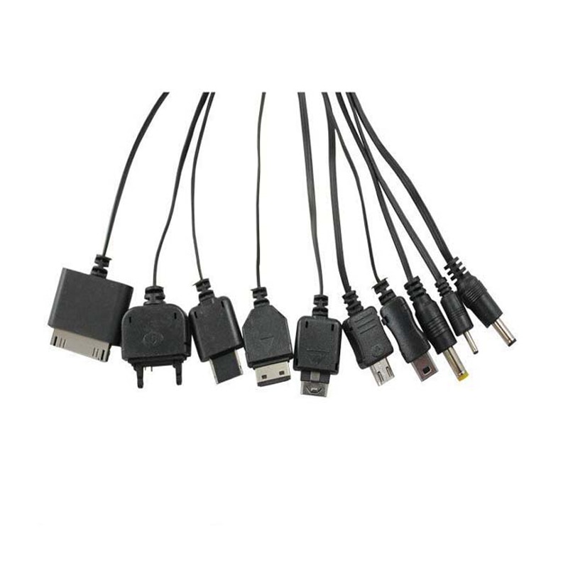 Multi-Funktion Ladegerät Kabel 10 in 1 Universal Micro Mini USB Kabel Multi Jack Ladegerät Kabel Frühjahr Linie Bundles