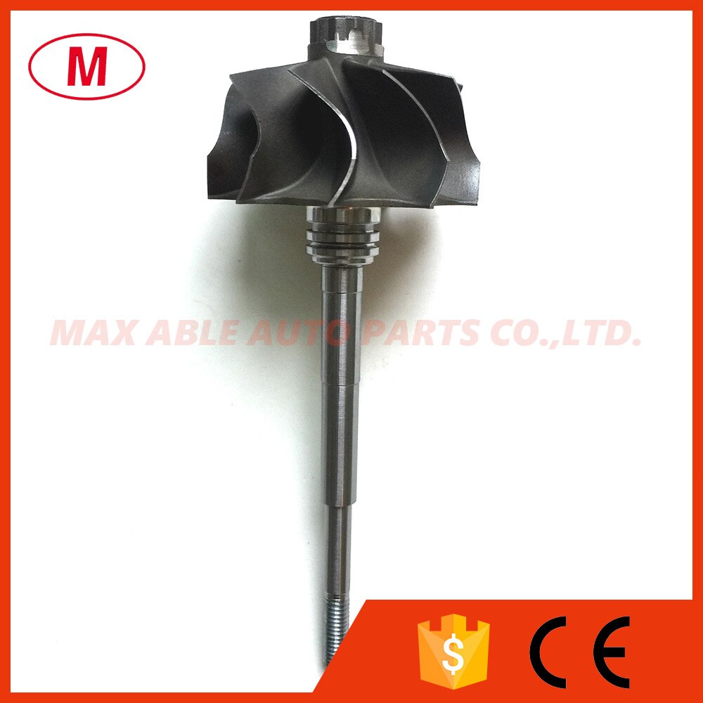 GT2860R Ball bearing Turbo turbine shaft&wheel/Turbo turbine wheel 46.95/53.7mm 9 blades 103mm for Thurbocharger