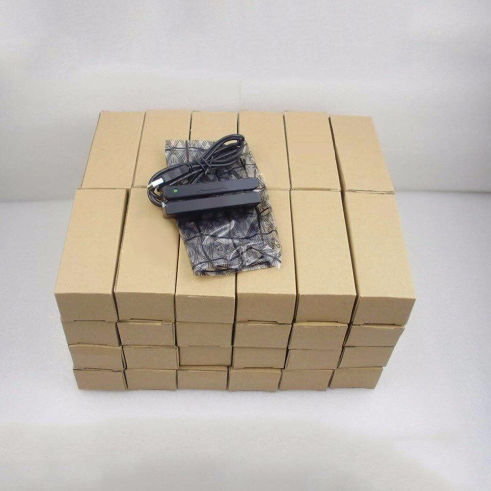 magnetic card reader MSR90 Stripe 3 tracks RS232 interface plug universal