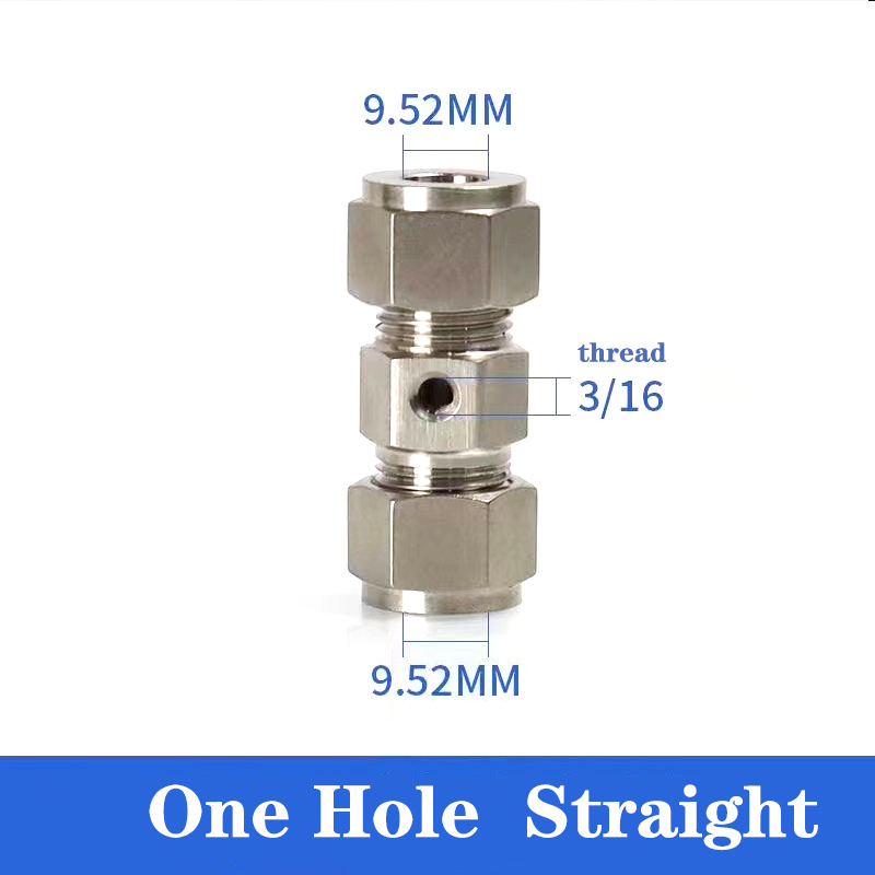 10 stuks hogedruk stoel vernevelingssysteem fittingen, rechte gezamenlijke mondstukken, snelkoppeling, tee elleboog, 3/8 ", 9,52 mm,: Rood