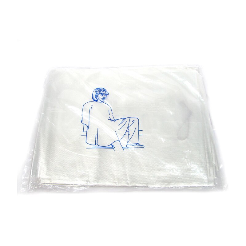 Capas desechables de peluquería, delantal de corte permanente, teñido de PE, paño impermeable, capa de peluquero, paño transparente para peluquería, 100 Uds.: 100pcs-cape