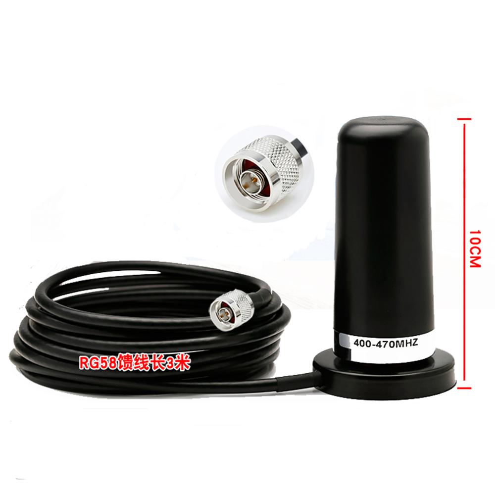 433 M 433 mhz 433 ad contralto guadagno omnidirezionale digitale Radio antenna di base forte tazza di Aspirazione magnetica 35dbi N maschio tipo
