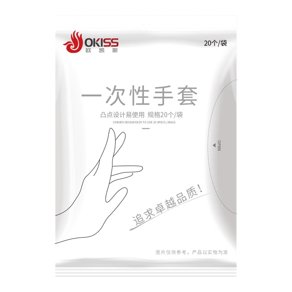 Wegwerphandschoenen antislip handschoenen voor de horeca transparante schoonmaakhandschoenen beschermende accessoires