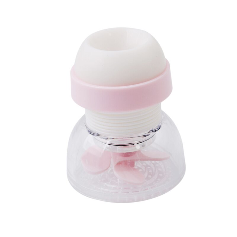 Home Rotatable Faucet Splash-Proof Shower Filter Filter Tap Water Economizer Water Filter Filter Valve Extender: pink