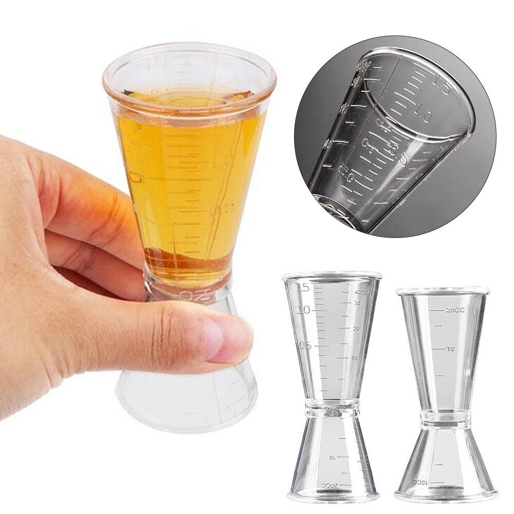 10/20ml /20/40ml Cocktail Shaker Measuring Cup Kitchen Bar Tool Scale Cup Beverage Alcohol Measuring Cup Kitchen Gadget