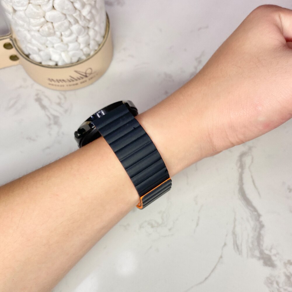 Magnetisk reim for oneplus smartwatch klokkebånd silikonarmbånd for en pluss klokke sportserstatning armbånd correa