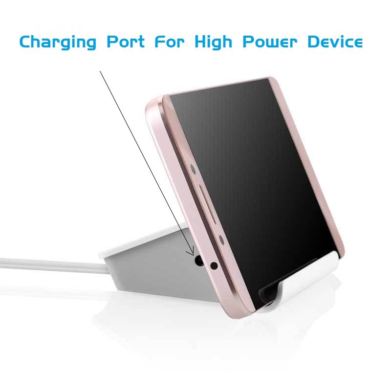 Stacja dokująca type-c Hub wielofunkcyjny uchwyt telefonu komórkowego funkcja 4 porty USB 2.0 na PC Laptop dla Xiaomi Huawei Samsung