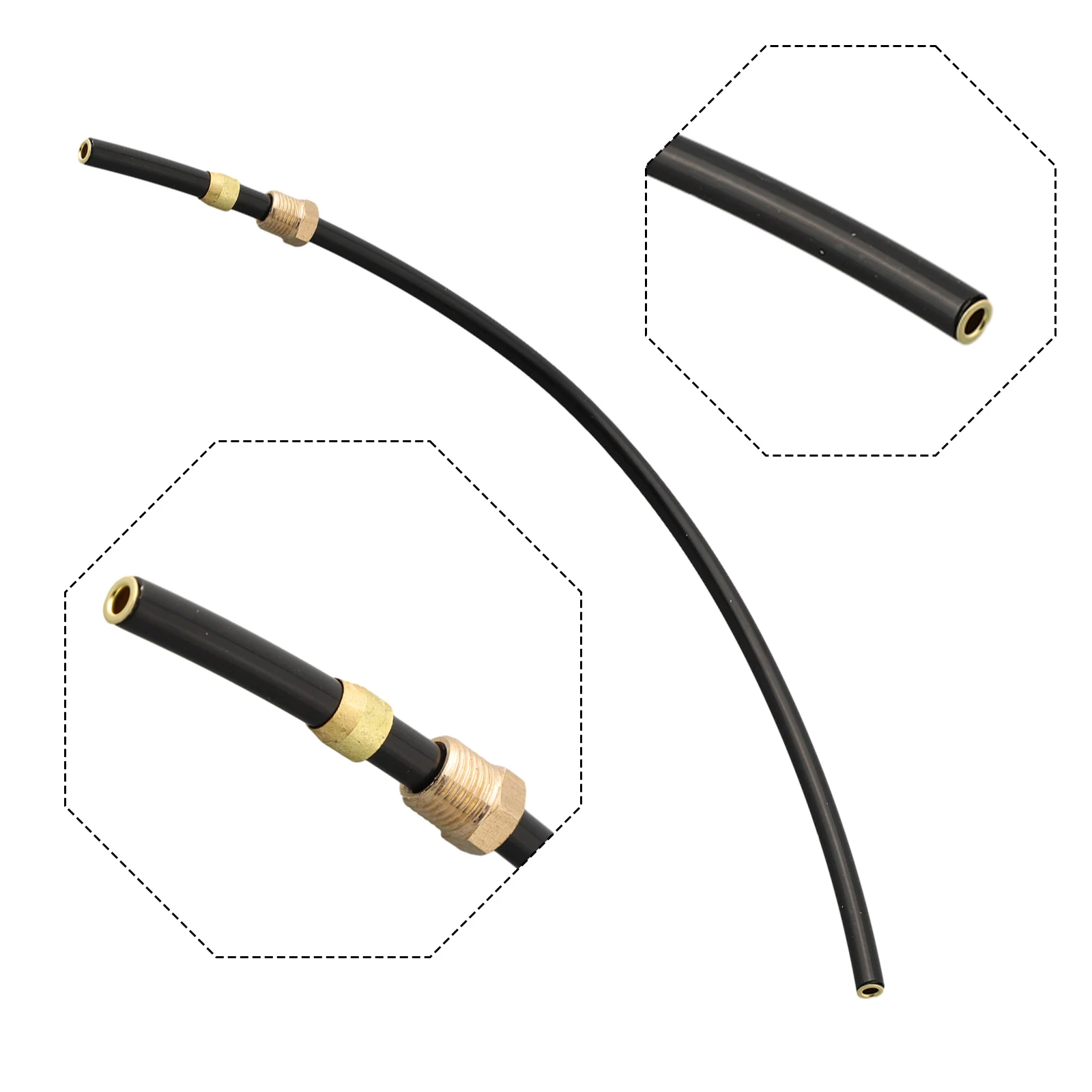 Nylonschlauch für hochdruck-luftkompressoren, 300mm zoll lang, geeignet für druckschalter und rückschlagventile 4