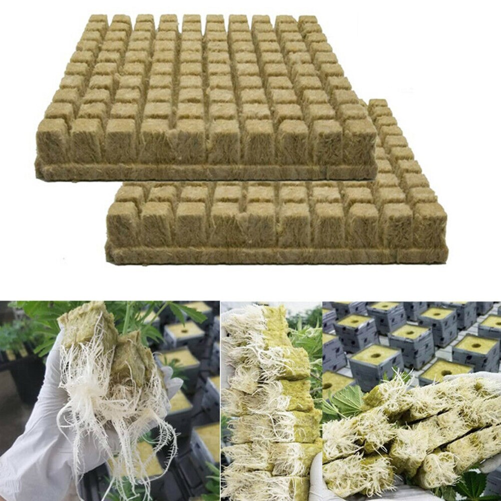 2 stk gaeden hydroponics frøplante vokse blokke kultur base medium jordfri plantning
