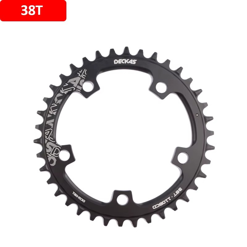 Deckas 110 bcd kettingblad fietskettingwiel voor shimano kroon rond zwart 36t 38t 40t 42t 44t 46 t 48t 50t 52t 54t fietsonderdeel: Marineblauw