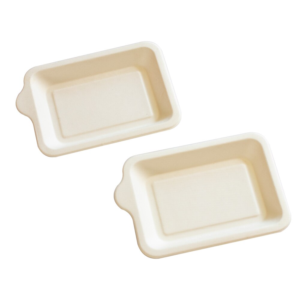 25PCS Rectangle Disposable Cake Paper Plate Food Grade Paper Plate Restaurant Plates For Birthday Banquet