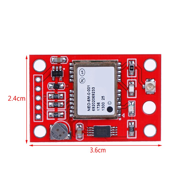 1Pc Neue Heiße GY-NEO6MV2 NEO-6M Gps Modul NEO6MV2 Bord verrotten 3.6*2,4 cm
