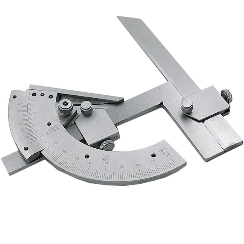 0-360 Degree Universal Bevel Protractor Angle Measuring Finder Goniometer Angular Ruler With Magnifier Woodworking Tool