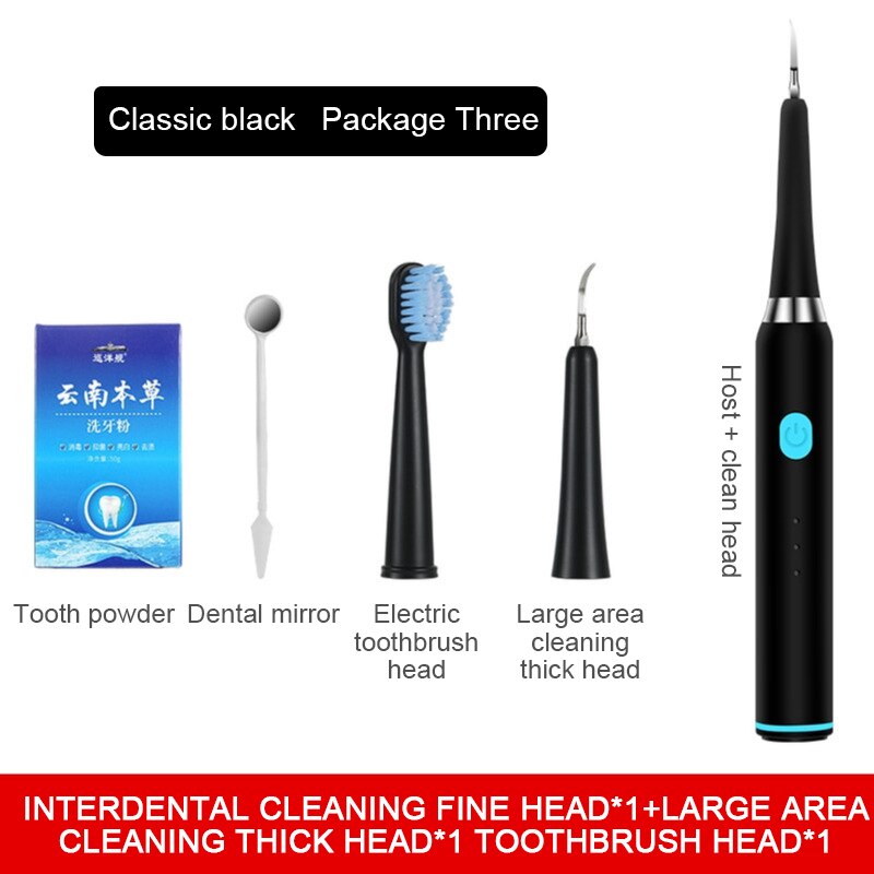 Multifunctional Electric Toothbrush Tooth Scrubber Remove Calculus Tooth Care Tool Ultrasonic Electric Dental Scaler
