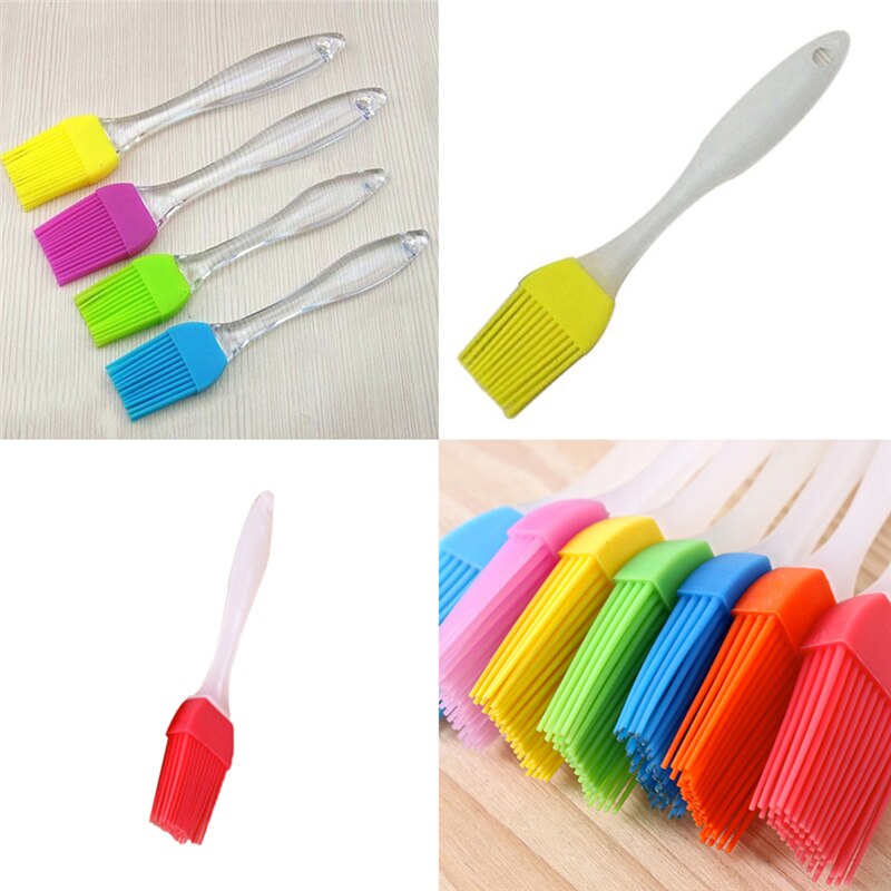 1/2/3/4/5pcs BBQ Tools Flexible Silicone Basting Brush Sweep Grilling Cook Kitchen, Soft Pastry Brushes High Resistance Brush