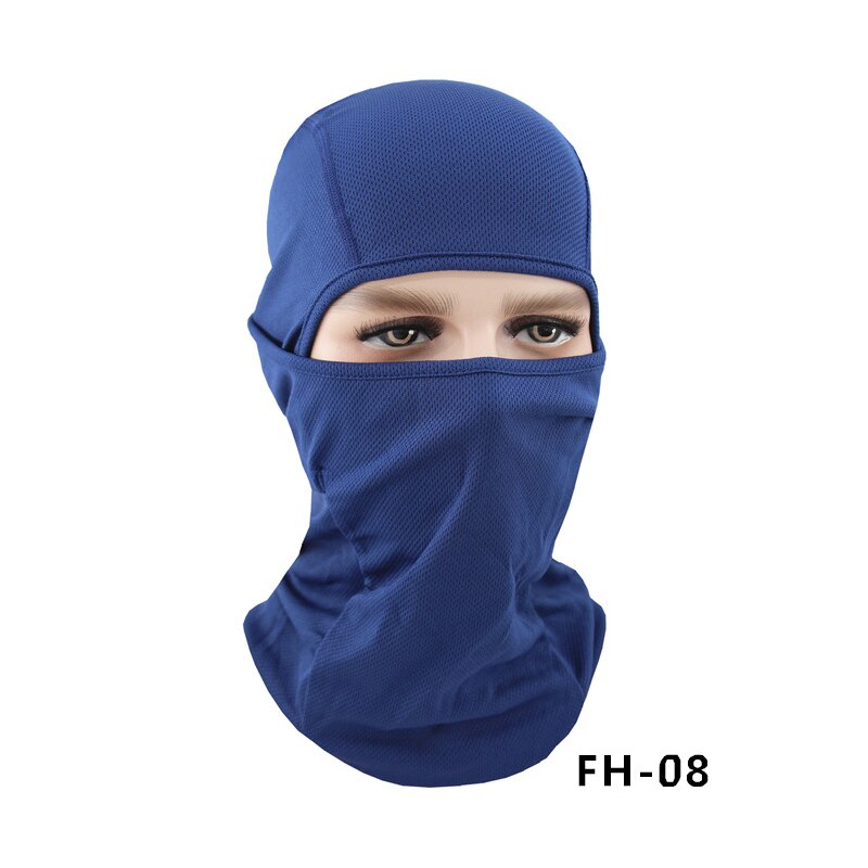 Gittergewebe Lycra Radfahren Maske voll Gesicht Schild Sport Lauf Jagd Fahrrad Schal Männer Frauen Hals Wärmer Sturmhaube Kopf Abdeckung Bandana MTB: Farbe 8