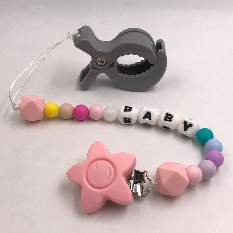 Baby Speelgoed Rammelaars Accessoires Candy Kleur Kinderwagen Wandelwagen 1Pc Om Haak En Speelgoed Deken Clips Plastic Universele Clip