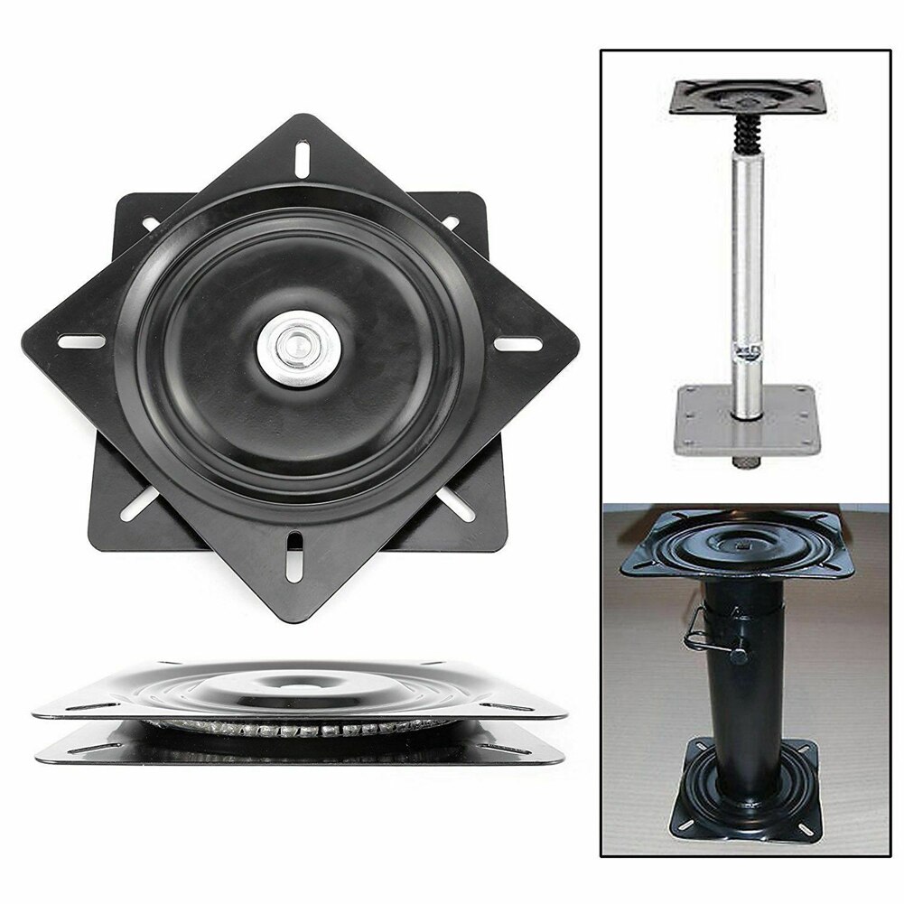 360 Degree Rotation Bar Stool Marine Swivel Plate Silent Furniture Parts Durable Base Mount Boat Seat Square Home Rack Smooth