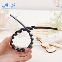 As Genuine Product Korean-style Versatile Hair Accessories Headdress Thick Wave Hair Bands Breaking Constantly Resin Hea