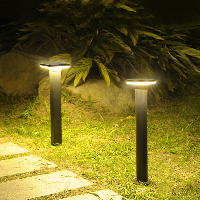 LED Outdoor Garten Lampe IP65 Wasserdicht Rasen Licht Villa Hof Pfad Landschaft Beleuchtung Straße Platz Aluminium Poller Lampen