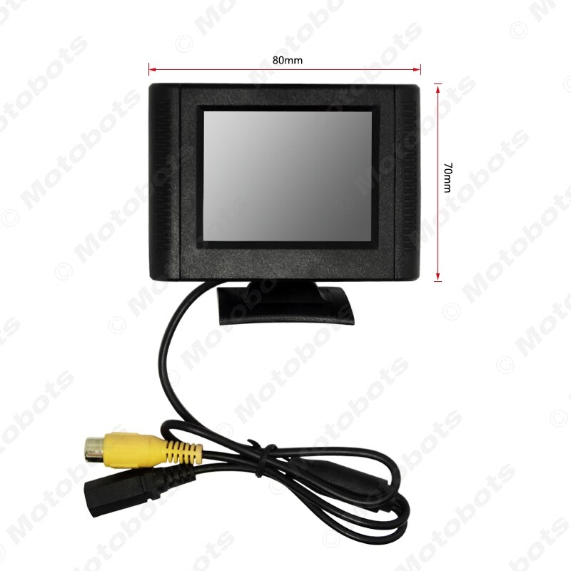 FEELDO-Monitor Digital de 2,5 pulgadas con Vista de vídeo RCA desmontable, Monitor TFT LCD de 2,5 pulgadas para DVD, Sensor de visión trasera, cámara # AM1365