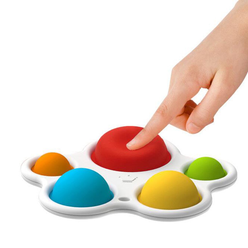 Baby Sensory Toys, Best Learning Toys Silicone Toy for Toddlers Ages 1~2 Years Old Infants Concentration Training Board