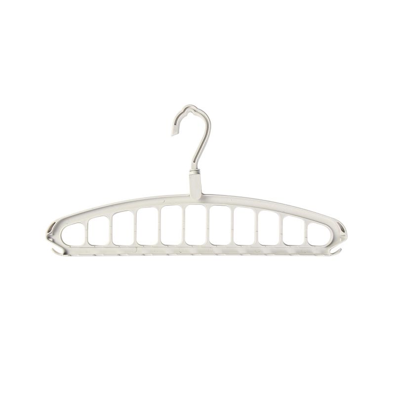 Clothes Hanger Multifunctional Rotary Hanger Home Balcony Wardrobe Rotating Non-Slip Dry Frame Organizer Hangers For Clothes: White