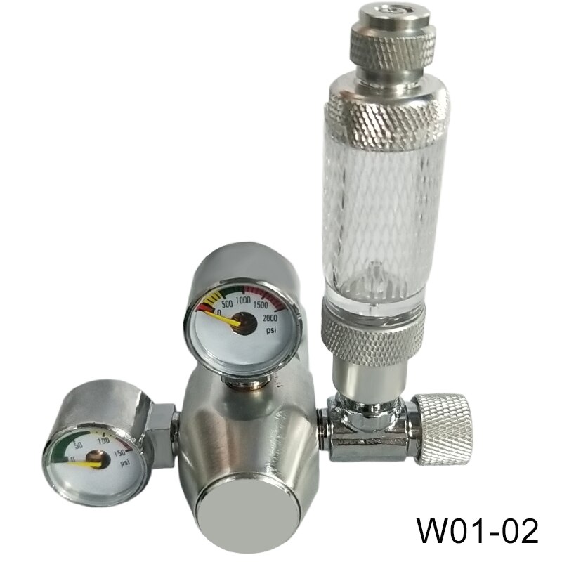 CO2 Aquarium Regulator Bubble Counter Durable for Planted Aquarium Fish Tank YE