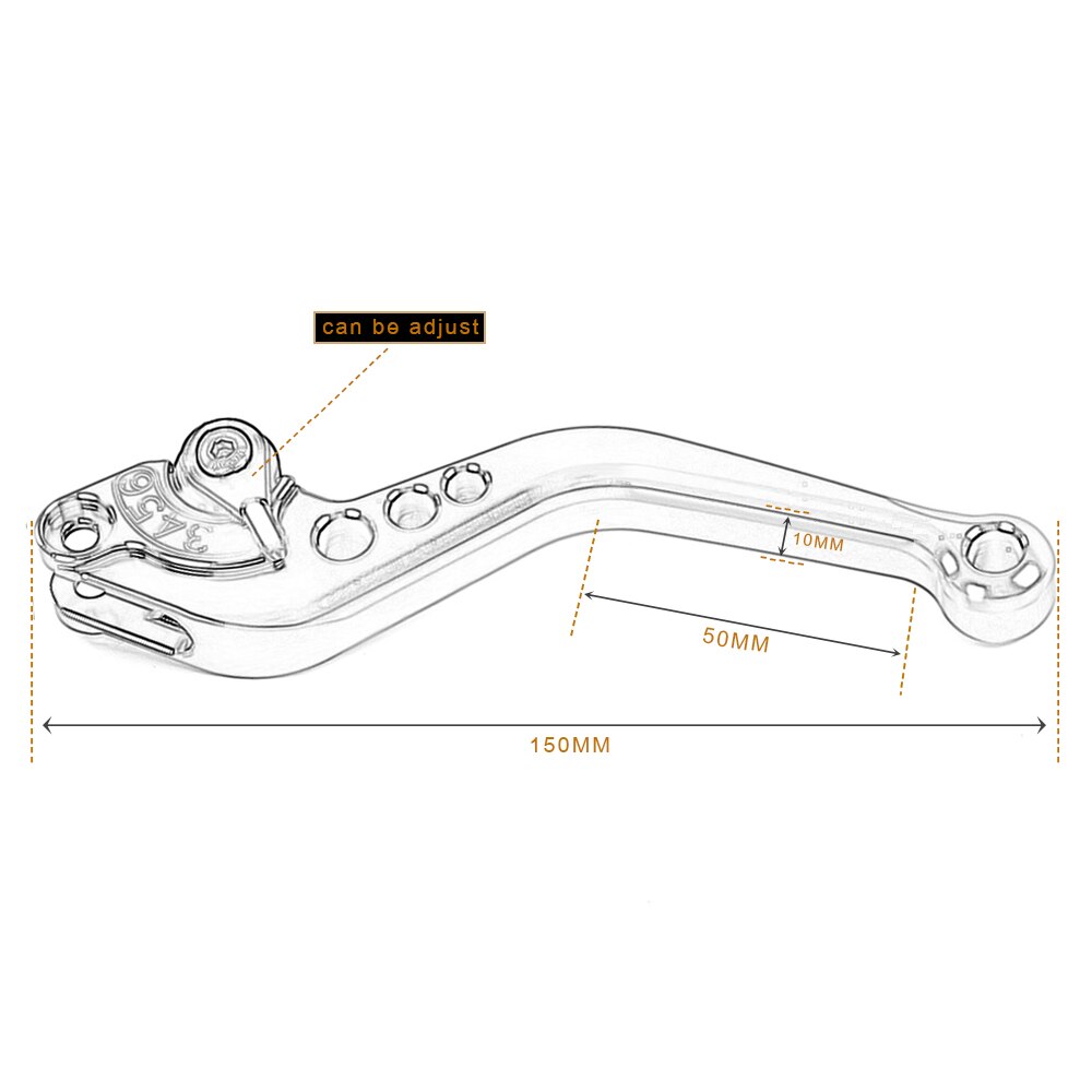 F-16 Y-688 Motorcycle Brake Clutch Levers For Yamaha FZ1 FAZER/GT FZ6 FAZER/S2 FZ6R FZ8 XJ6 DIVERSION ABS FZ6-Fazer/S2