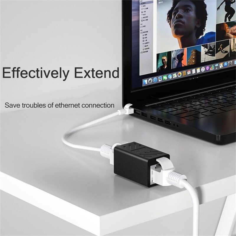 EDUP RJ45 Ethernet Cables Coupler Ethernet Inline Cable Extender Female to Female Network Socket Adapter for Cat5,Cat6,Cat7