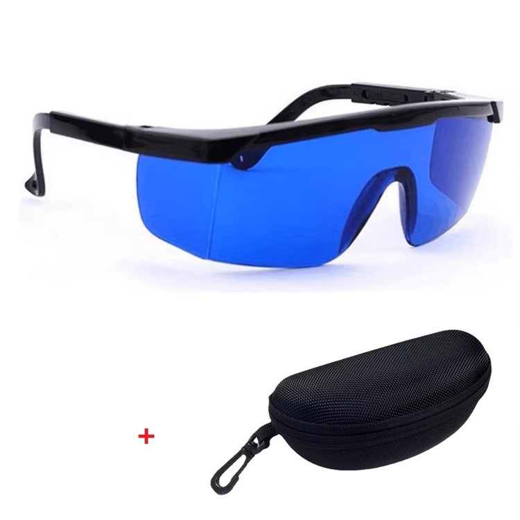Laserschutzbrille 200 nm-2000 nm Schutzbrille für IPL E-Light OPT Gefrierpunkt-Haarentfernung Stilvoll und schützend: Silber