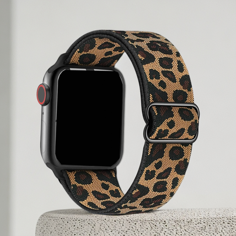 Nylon elastische band voor Apple Watch Band 45 mm 49 mm 44 mm 42 mm 41 mm 40 mm 38 mm Sportarmband Iwatch Ultra Series 8 7 6 5: S / White black