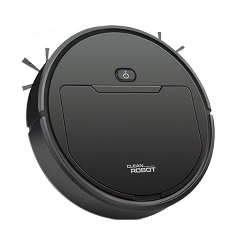 Robô aspirador de pó cross-border pequeno eletrodomésticos carregamento máquina de limpeza automático aspirador de pó inteligente vassoura: black