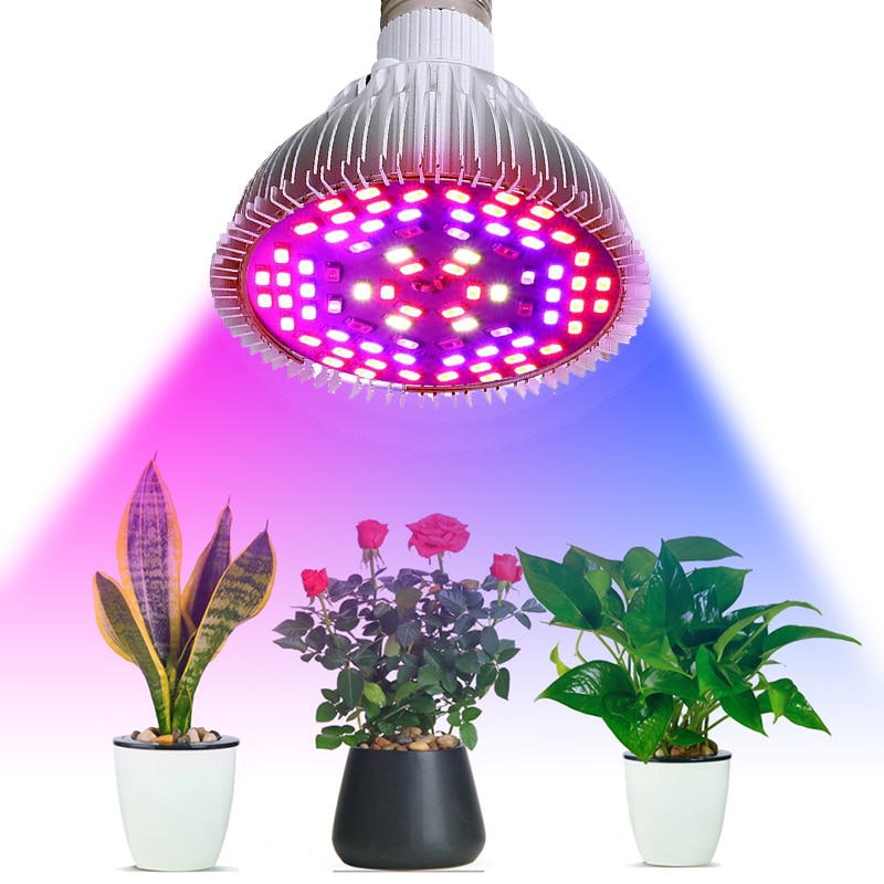 E27 Volledige Spectrum Planten Groeien Led-lampen 10W 30W 50W 80W 100W Plant Lamp voor Indoor Kas Bloem Zaad Tuin Groenten