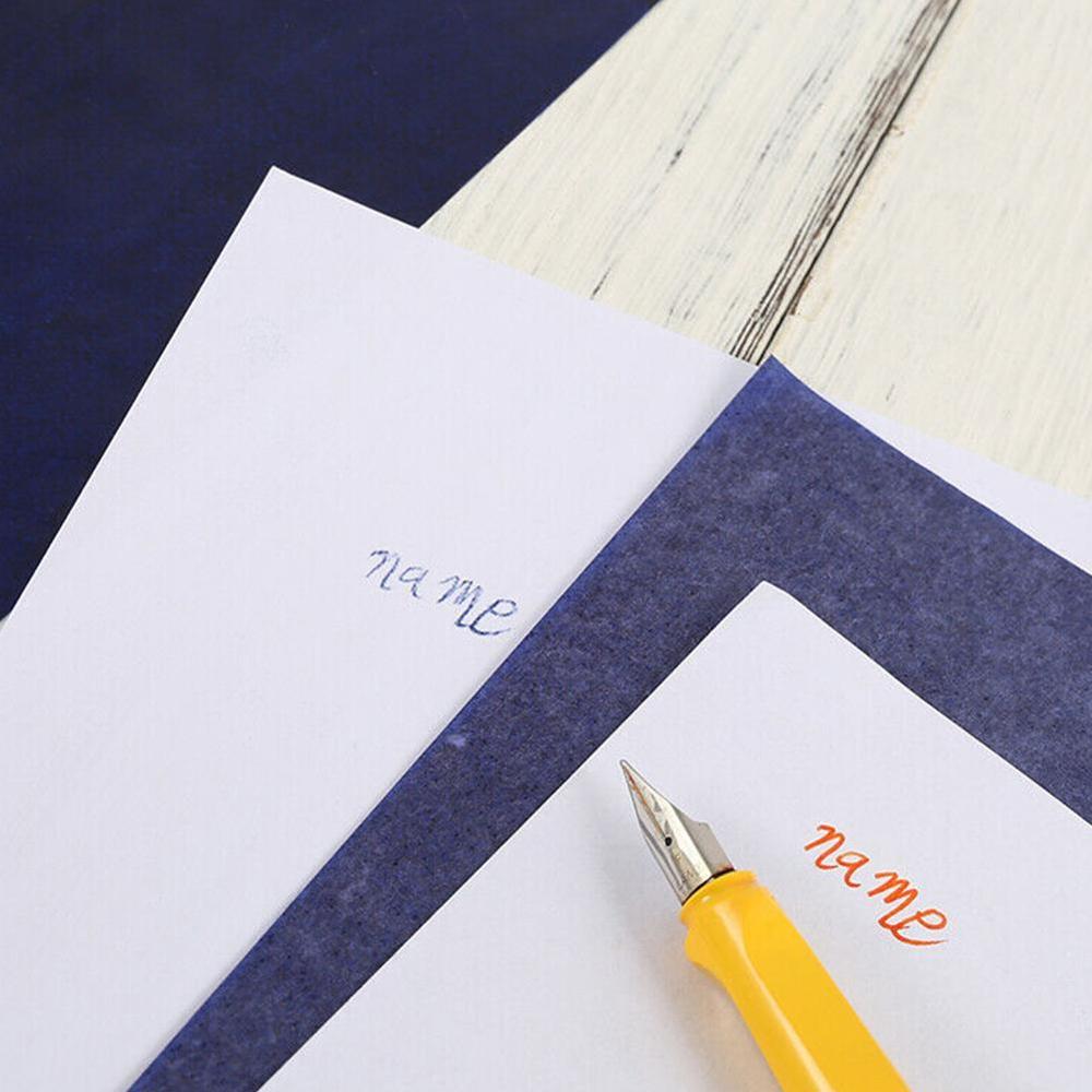 100Pc/Set A4 Copy Carbon Paper Painting Tracing Paper Accessories Painting Tracing Graphite Legible Painting Reusable G2W3
