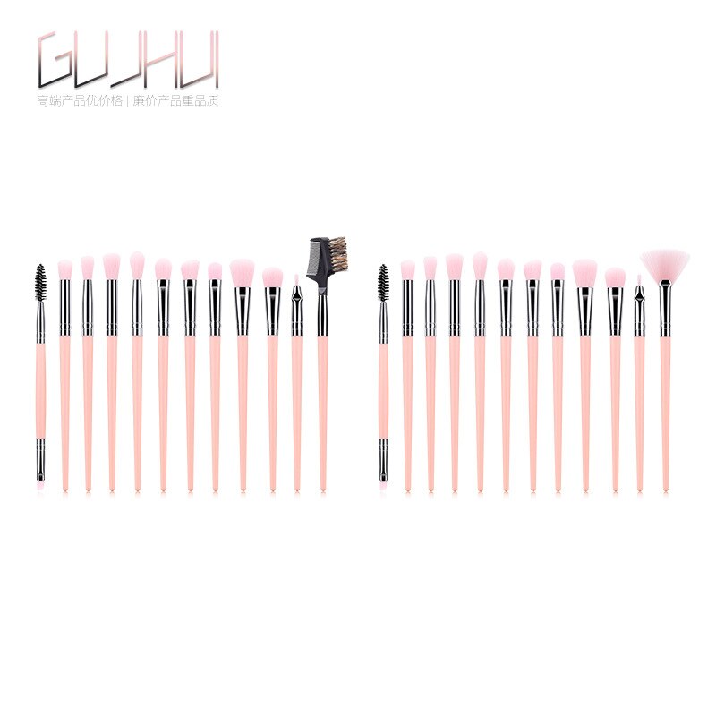 12 stuks Beroep Make-Up Borstel Nylon Vezels Oogschaduwborstel Waaiervormige Kwast Cosmetica Tool Make-Up Tool