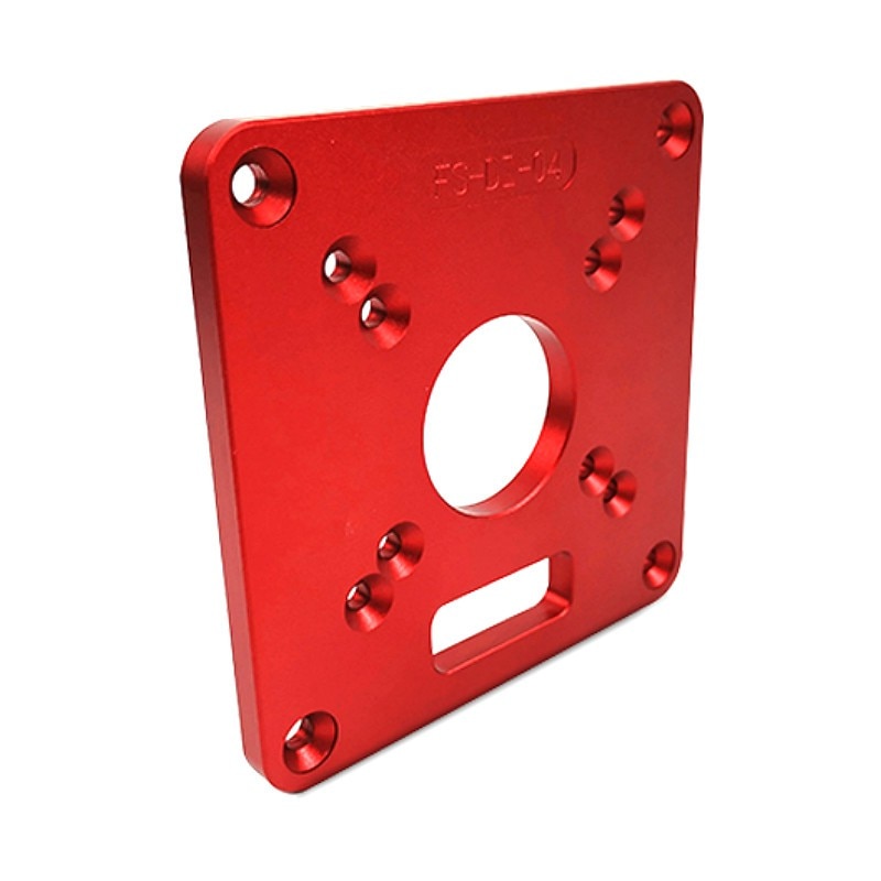 Router Table Insert Plate for Woodworking Benches Wood Router Trimmer Models Aluminium Alloy Mounting Base Plate