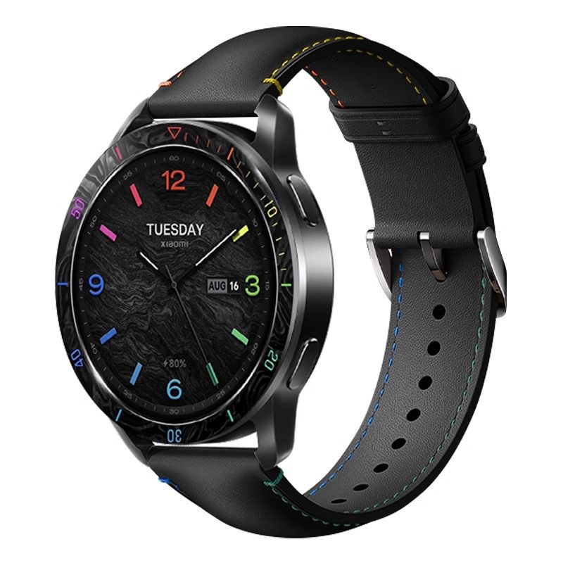 Lünettenarmband-einstellen für Xiaomi S4 S3 Uhr. Aktiviertes Zifferblatt (nicht Original kundenspezifisch). Uhren nicht Ich bin Lieferumfang enthalten: XS / Schwarz