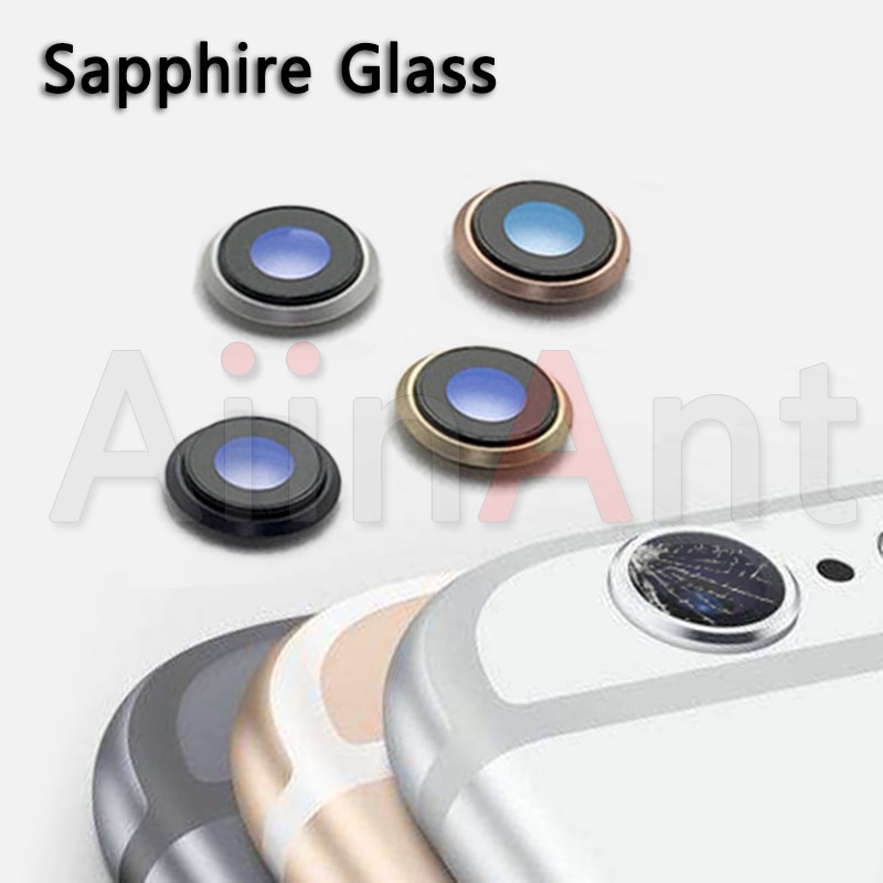 Ursprüngliche Saphir Kristall Zurück Hinten Kamera Glas Ring Für iPhone 6 6s Plus Kamera Objektiv Ring Abdeckung Ersatz Reparatur teile