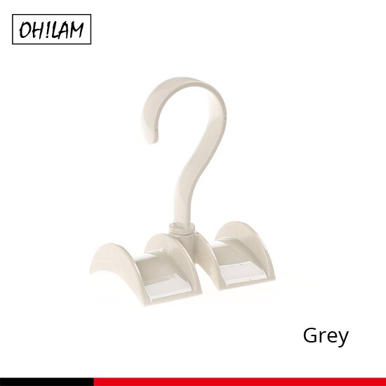 Opknoping Closet Organizer Haken Hanger Houder Voor Portemonnees Handtassen Boekentassen Rugzakken Ties Riemen Mode-sieraden Accessoires Haken: A025-Grey