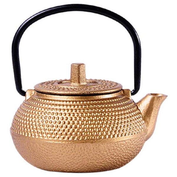 Mini Japanese Style Cast Iron Tea Kettle Tetsubin Small Teapot Tea Pot 50ml, Easy to Carry