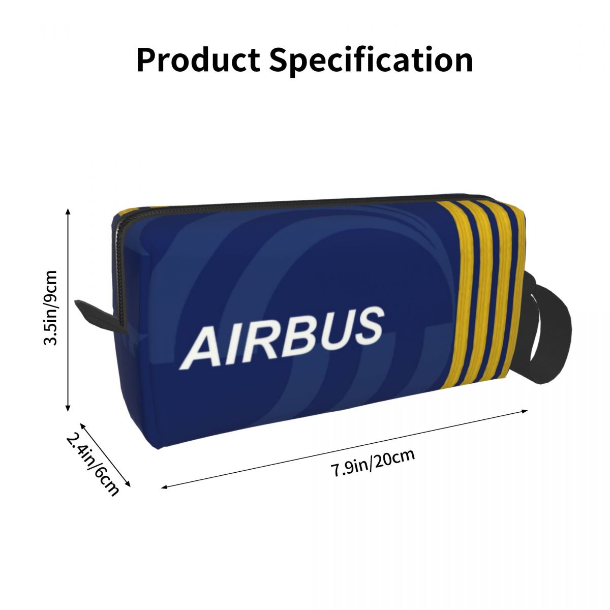 Custom Airbus Fighter Pilot Travel Cosmetic Bag Women Aviation Airplane Toiletry Makeup Organizer Lady Beauty Storage Dopp Kit